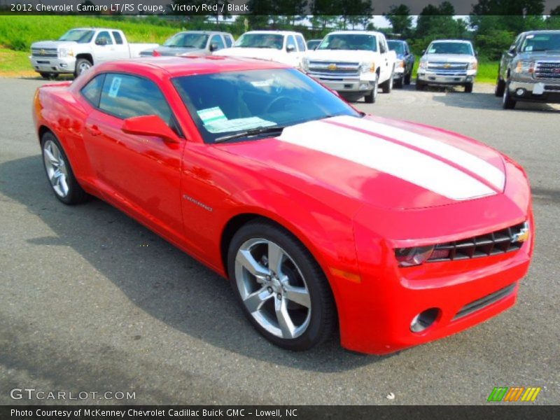 Victory Red / Black 2012 Chevrolet Camaro LT/RS Coupe
