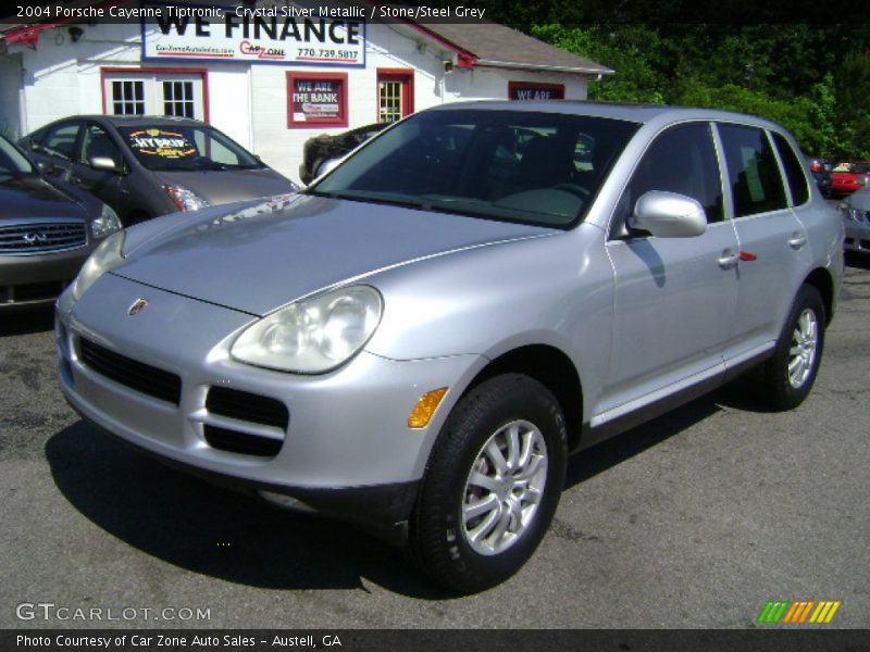 Crystal Silver Metallic / Stone/Steel Grey 2004 Porsche Cayenne Tiptronic