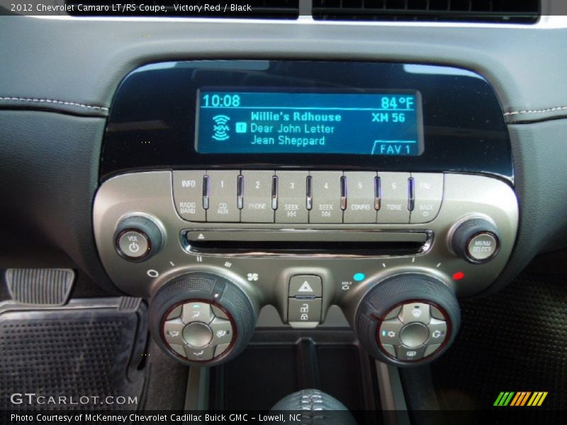 Controls of 2012 Camaro LT/RS Coupe
