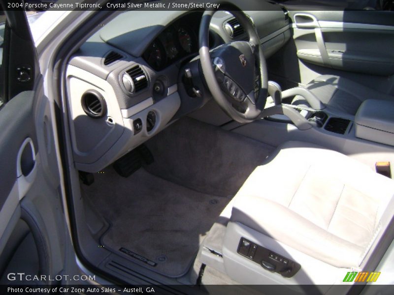 Crystal Silver Metallic / Stone/Steel Grey 2004 Porsche Cayenne Tiptronic