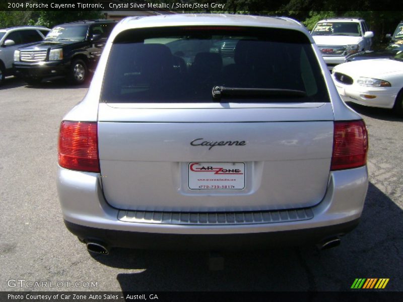 Crystal Silver Metallic / Stone/Steel Grey 2004 Porsche Cayenne Tiptronic