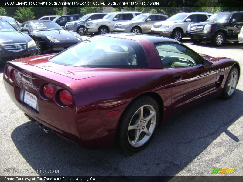 50th Anniversary Red / Shale 2003 Chevrolet Corvette 50th Anniversary Edition Coupe