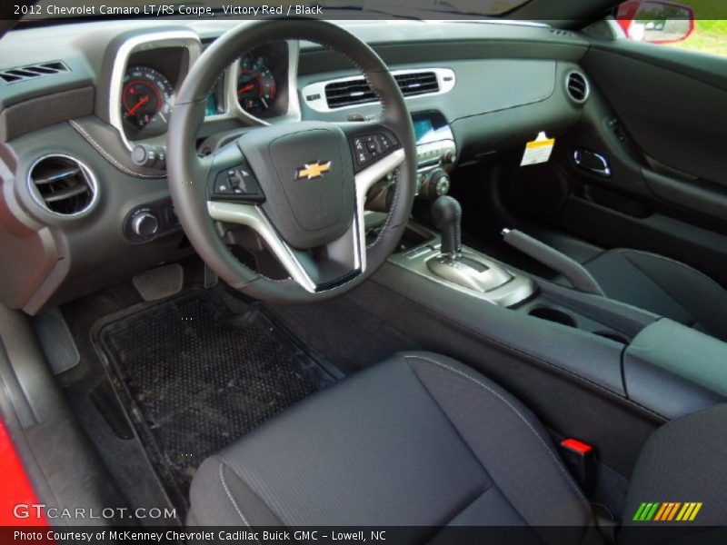 Black Interior - 2012 Camaro LT/RS Coupe 