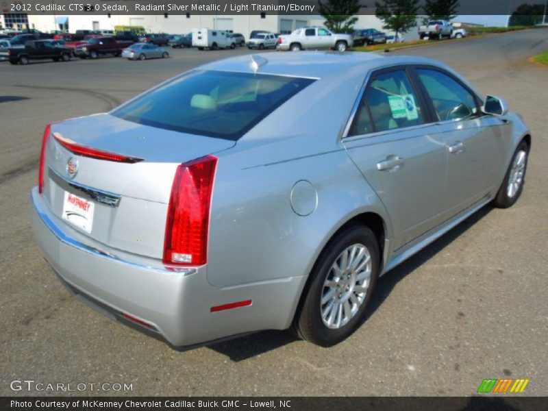 Radiant Silver Metallic / Light Titanium/Ebony 2012 Cadillac CTS 3.0 Sedan