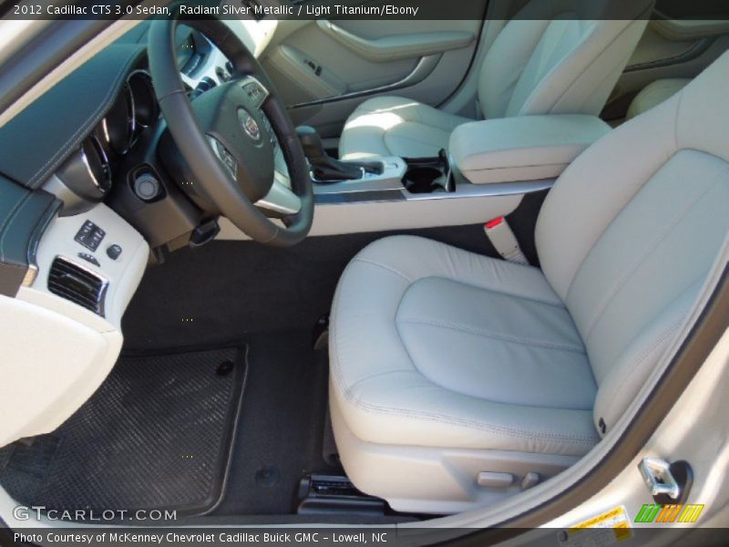 Radiant Silver Metallic / Light Titanium/Ebony 2012 Cadillac CTS 3.0 Sedan