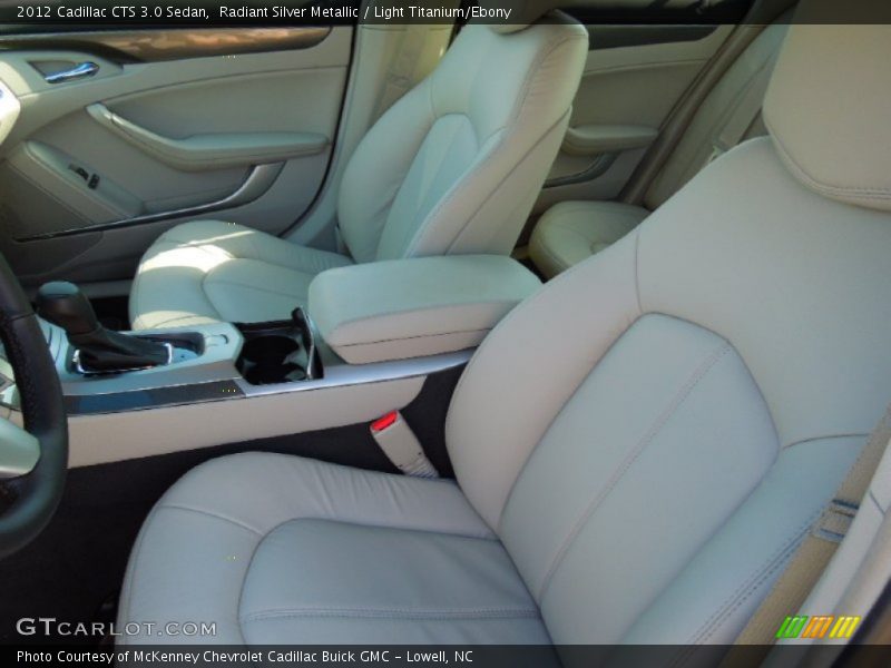 Radiant Silver Metallic / Light Titanium/Ebony 2012 Cadillac CTS 3.0 Sedan