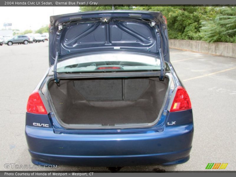 Eternal Blue Pearl / Gray 2004 Honda Civic LX Sedan