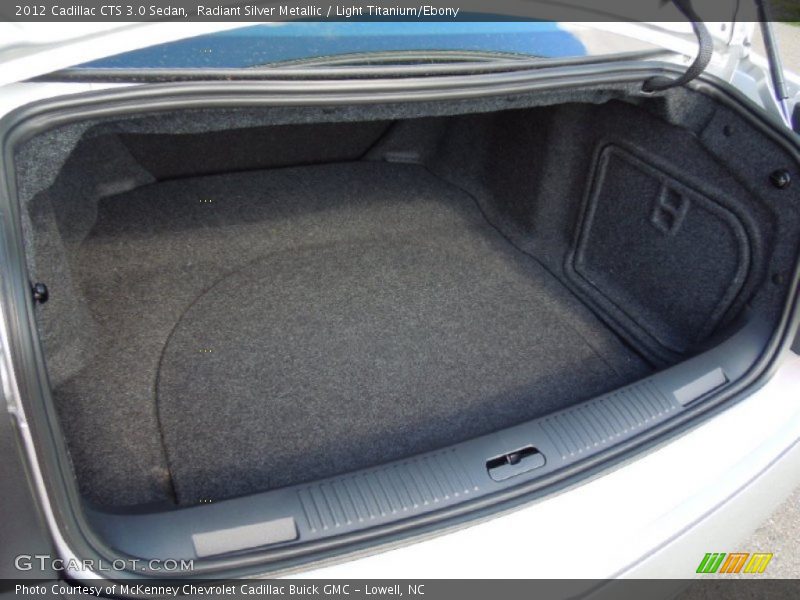 Radiant Silver Metallic / Light Titanium/Ebony 2012 Cadillac CTS 3.0 Sedan