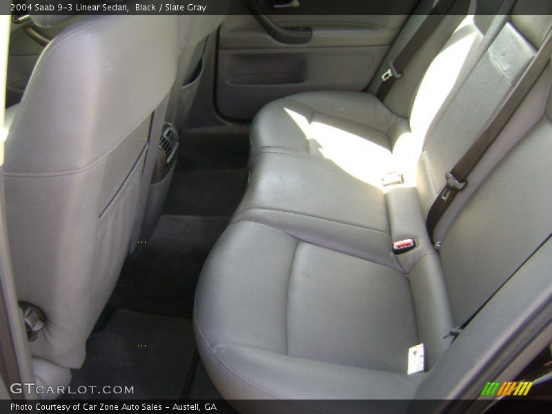 Black / Slate Gray 2004 Saab 9-3 Linear Sedan