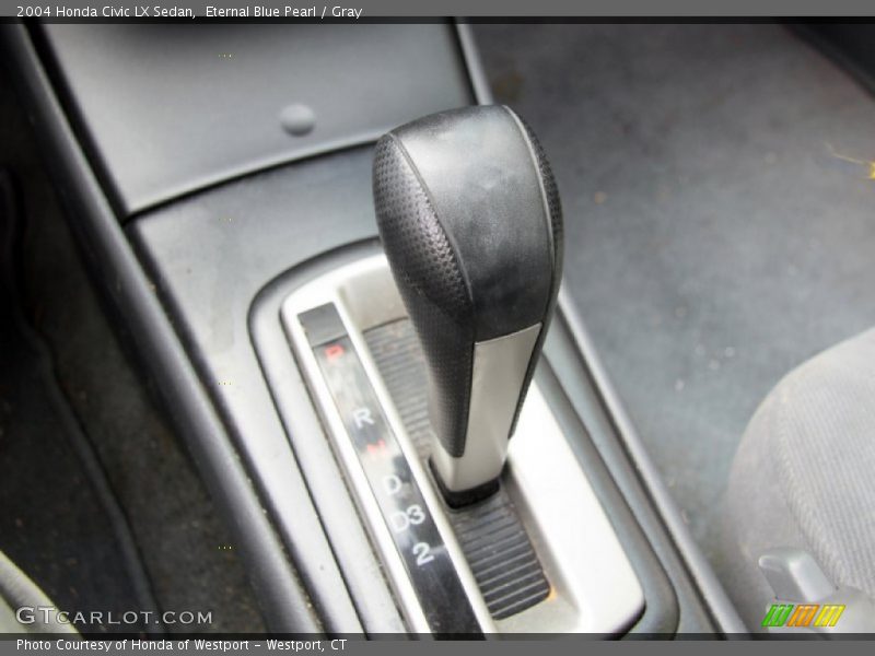 Eternal Blue Pearl / Gray 2004 Honda Civic LX Sedan