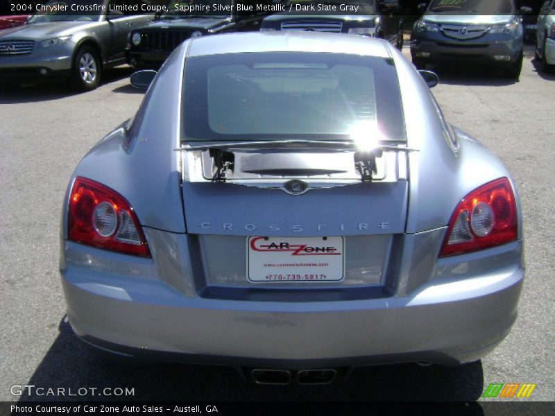 Sapphire Silver Blue Metallic / Dark Slate Gray 2004 Chrysler Crossfire Limited Coupe
