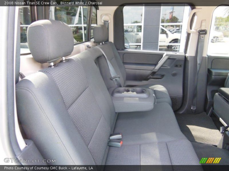 Blizzard White / Charcoal 2008 Nissan Titan SE Crew Cab