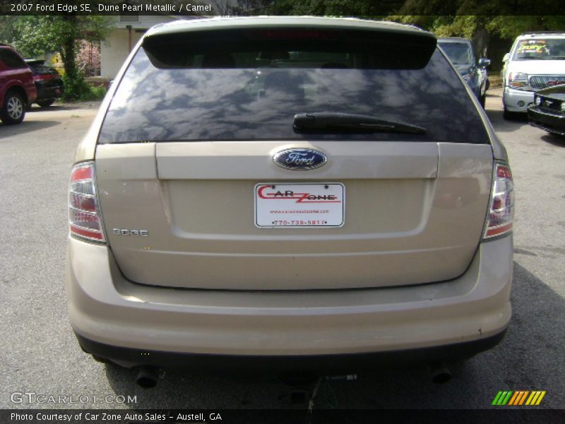 Dune Pearl Metallic / Camel 2007 Ford Edge SE