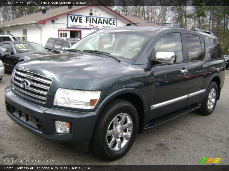 Jade Green Metallic / Willow 2004 Infiniti QX 56