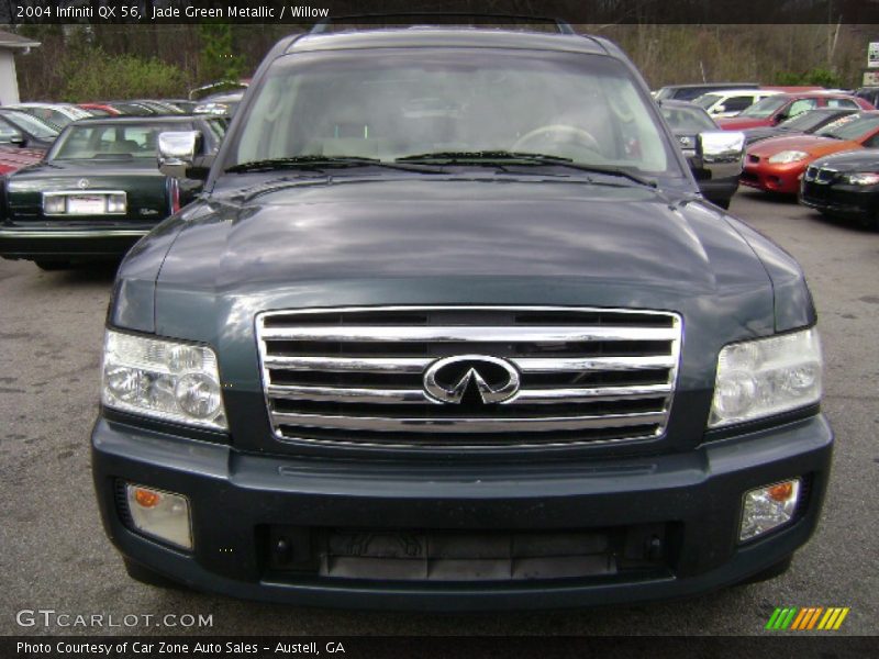 Jade Green Metallic / Willow 2004 Infiniti QX 56