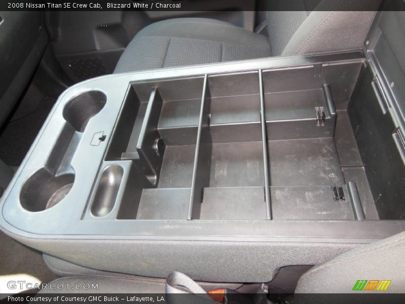 Blizzard White / Charcoal 2008 Nissan Titan SE Crew Cab