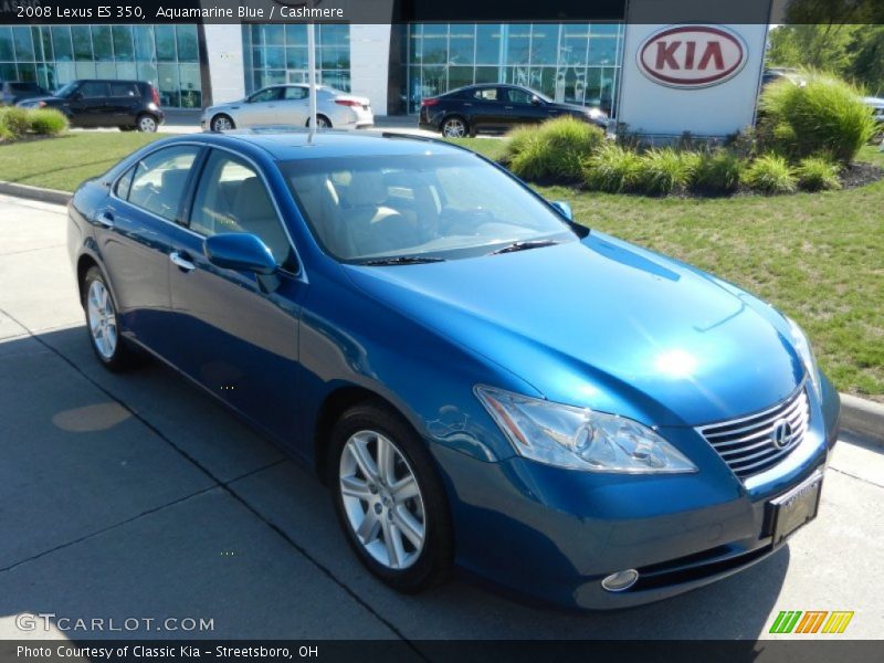 Aquamarine Blue / Cashmere 2008 Lexus ES 350