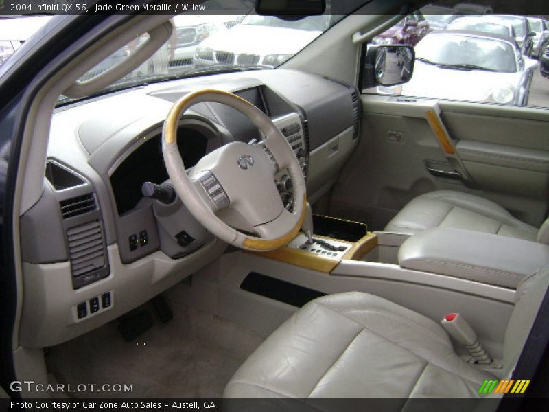 Jade Green Metallic / Willow 2004 Infiniti QX 56