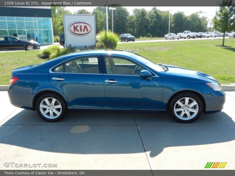 Aquamarine Blue / Cashmere 2008 Lexus ES 350