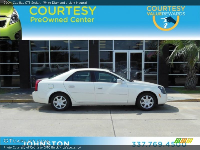 White Diamond / Light Neutral 2004 Cadillac CTS Sedan