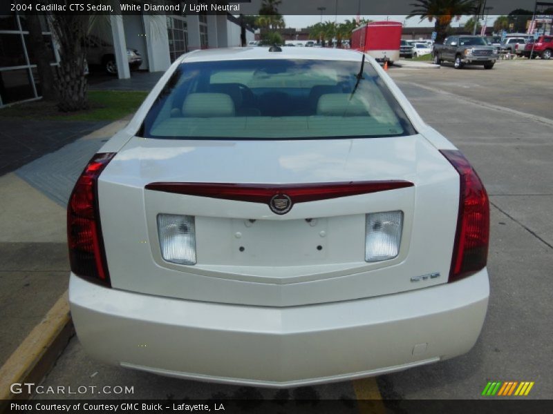 White Diamond / Light Neutral 2004 Cadillac CTS Sedan