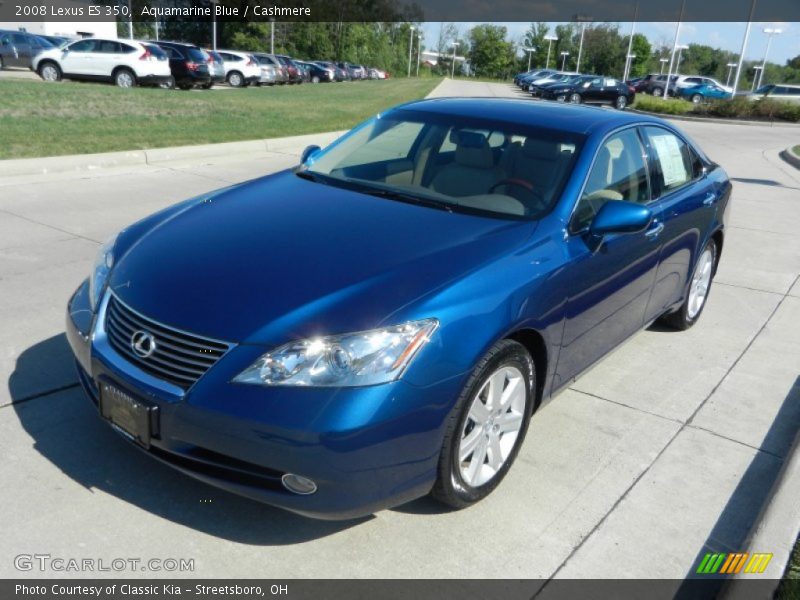 Aquamarine Blue / Cashmere 2008 Lexus ES 350
