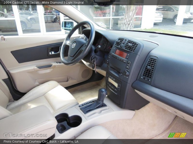 White Diamond / Light Neutral 2004 Cadillac CTS Sedan