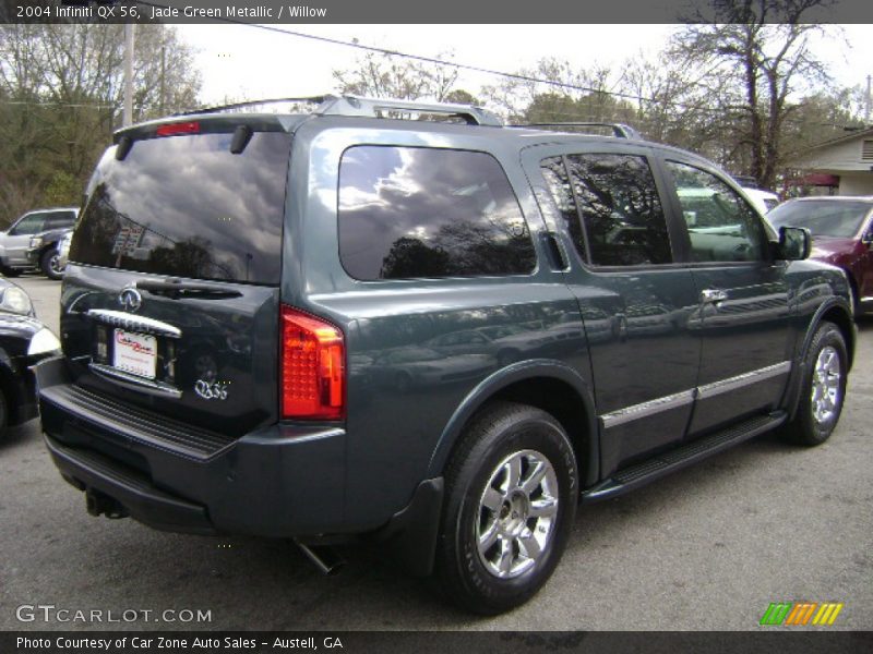 Jade Green Metallic / Willow 2004 Infiniti QX 56
