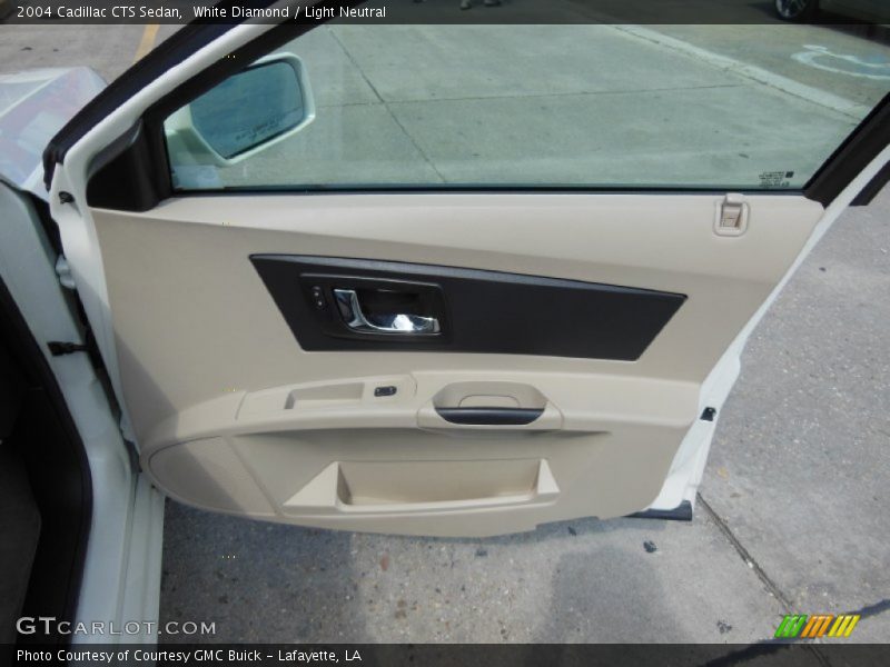 White Diamond / Light Neutral 2004 Cadillac CTS Sedan