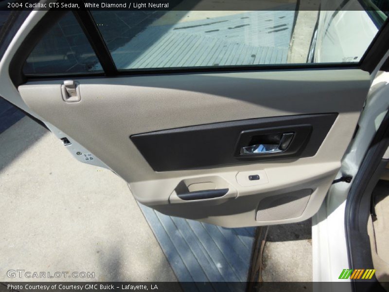 White Diamond / Light Neutral 2004 Cadillac CTS Sedan
