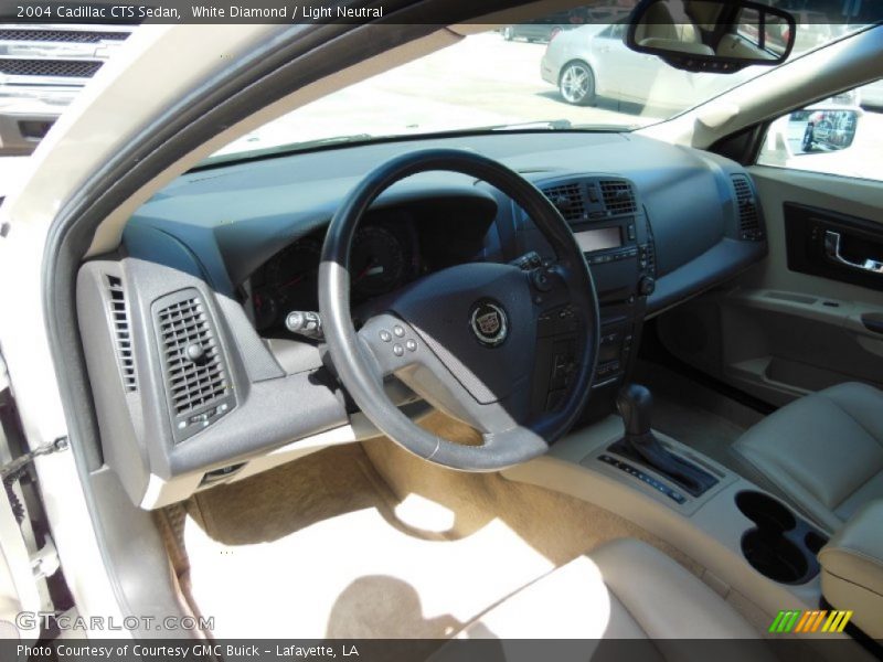 White Diamond / Light Neutral 2004 Cadillac CTS Sedan