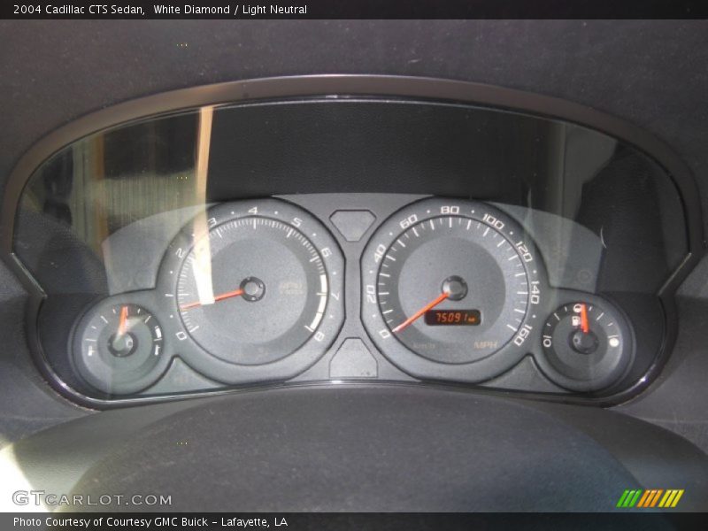 White Diamond / Light Neutral 2004 Cadillac CTS Sedan