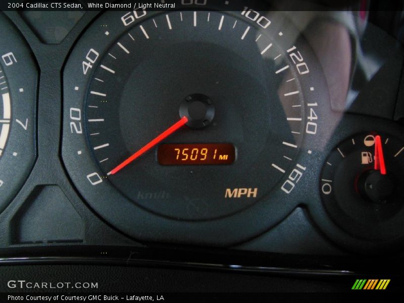 White Diamond / Light Neutral 2004 Cadillac CTS Sedan