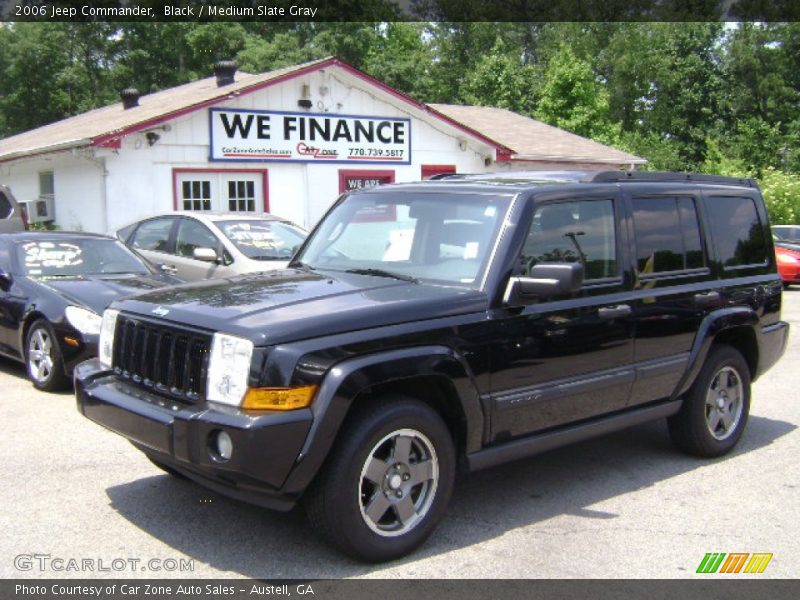 Black / Medium Slate Gray 2006 Jeep Commander