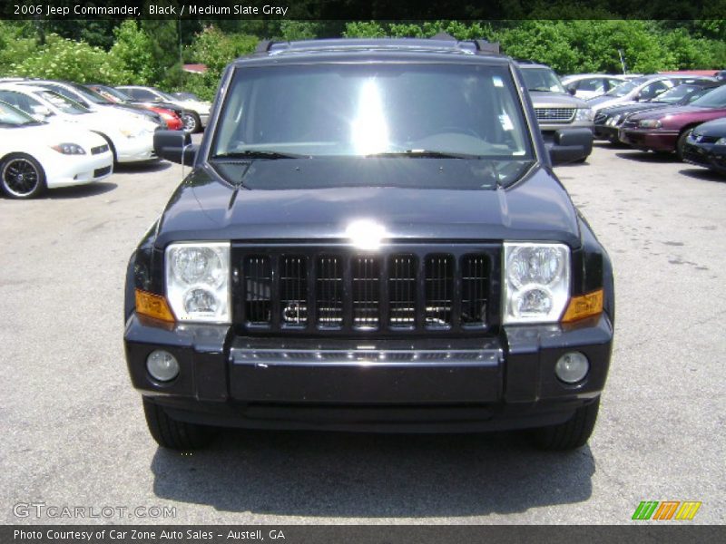 Black / Medium Slate Gray 2006 Jeep Commander