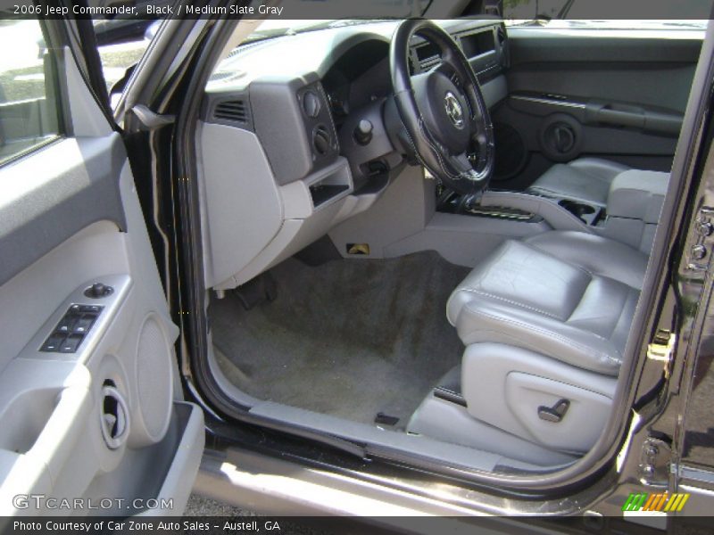 Black / Medium Slate Gray 2006 Jeep Commander