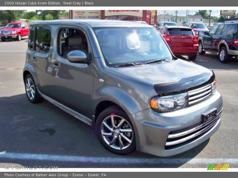 Steel Gray / Black 2009 Nissan Cube Krom Edition