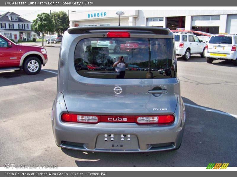 Steel Gray / Black 2009 Nissan Cube Krom Edition