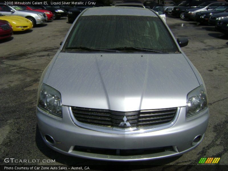 Liquid Silver Metallic / Gray 2008 Mitsubishi Galant ES