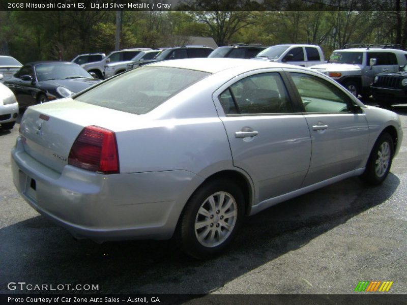 Liquid Silver Metallic / Gray 2008 Mitsubishi Galant ES