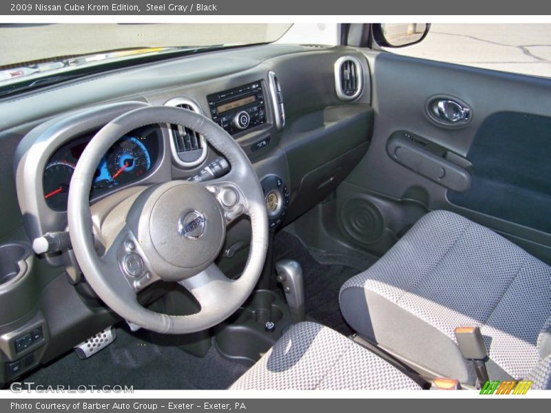 Steel Gray / Black 2009 Nissan Cube Krom Edition