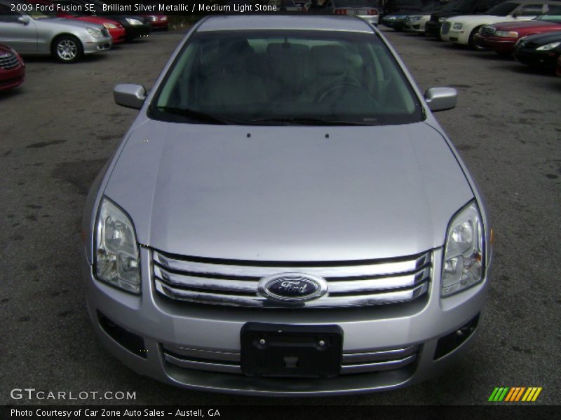 Brilliant Silver Metallic / Medium Light Stone 2009 Ford Fusion SE