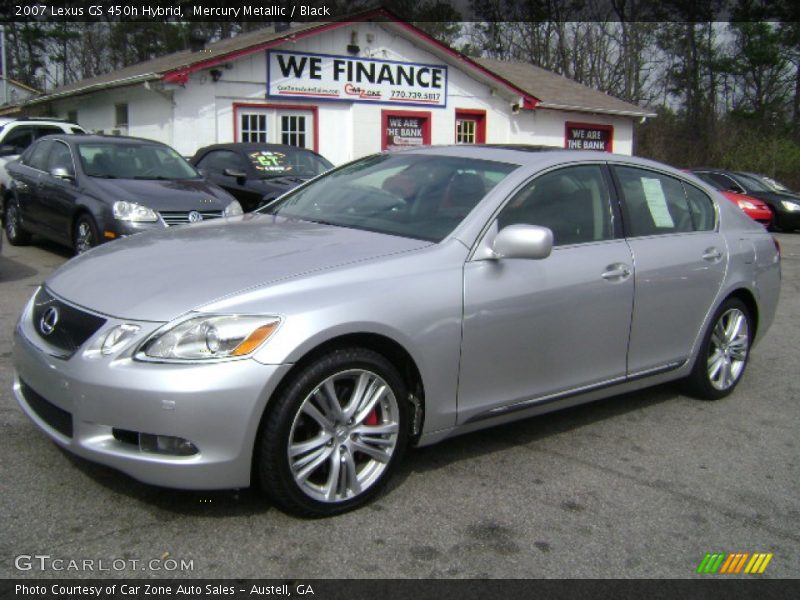 Mercury Metallic / Black 2007 Lexus GS 450h Hybrid