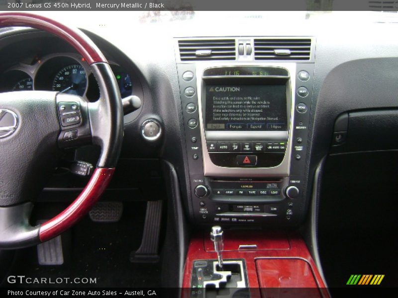Mercury Metallic / Black 2007 Lexus GS 450h Hybrid