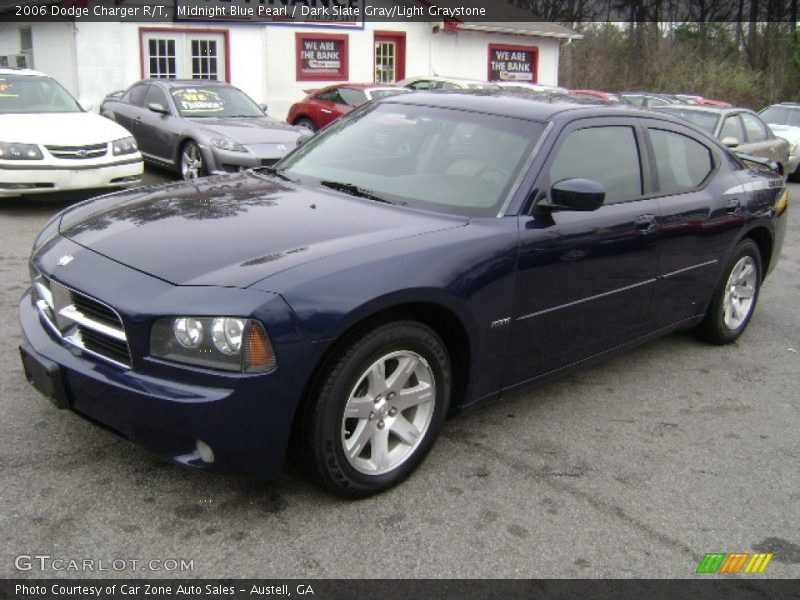 Midnight Blue Pearl / Dark Slate Gray/Light Graystone 2006 Dodge Charger R/T