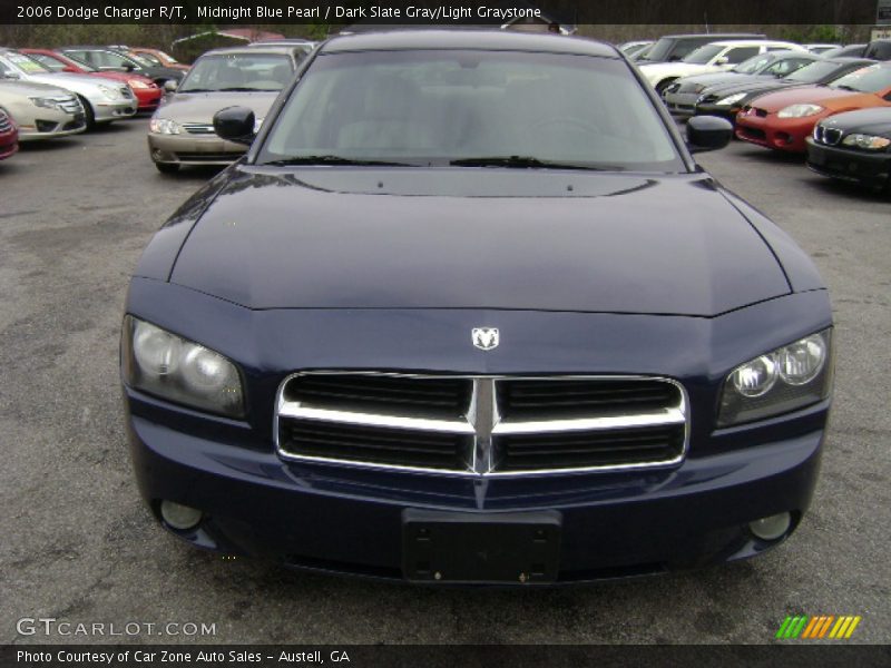 Midnight Blue Pearl / Dark Slate Gray/Light Graystone 2006 Dodge Charger R/T