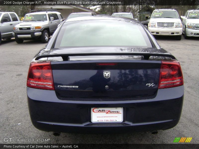 Midnight Blue Pearl / Dark Slate Gray/Light Graystone 2006 Dodge Charger R/T