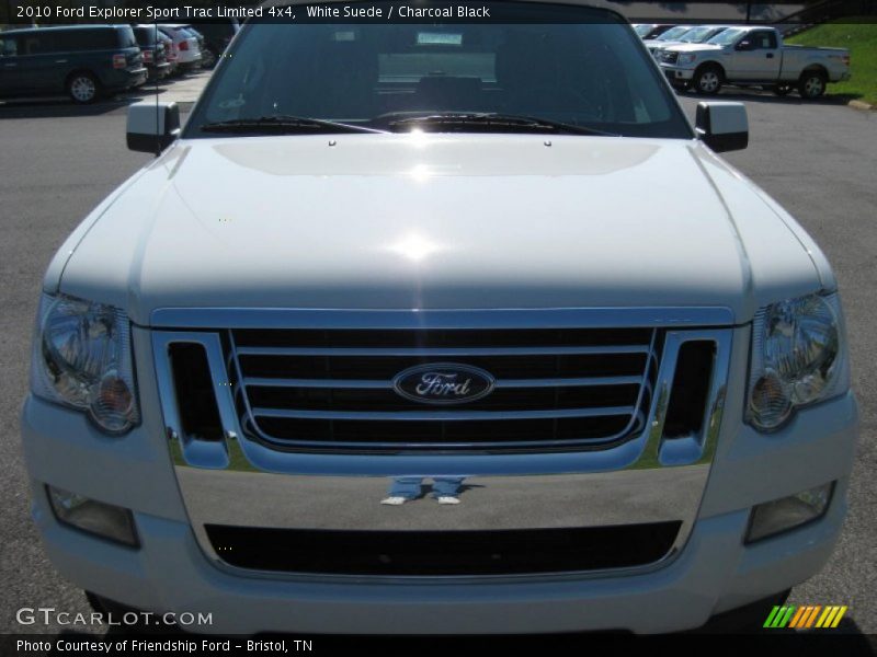 White Suede / Charcoal Black 2010 Ford Explorer Sport Trac Limited 4x4
