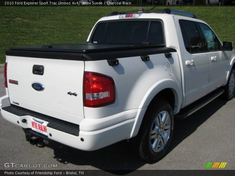 White Suede / Charcoal Black 2010 Ford Explorer Sport Trac Limited 4x4