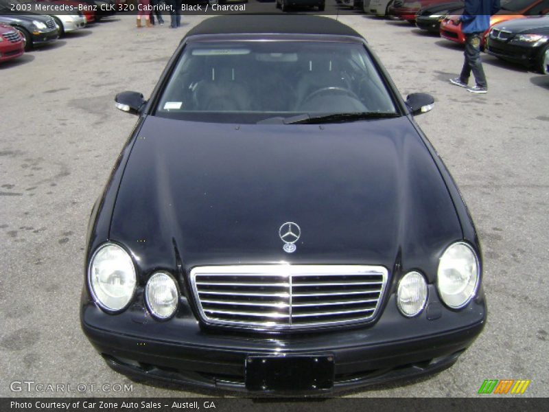 Black / Charcoal 2003 Mercedes-Benz CLK 320 Cabriolet